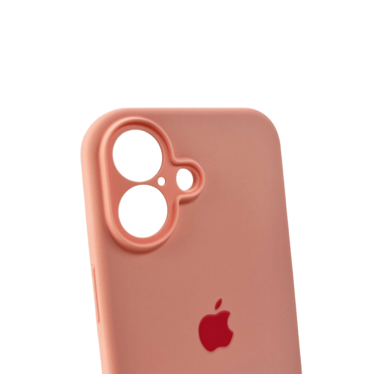 Чехол Silicone Full Case Camera Protect (AA) Apple iPhone 16 (Оранжевый) на картинке №6
