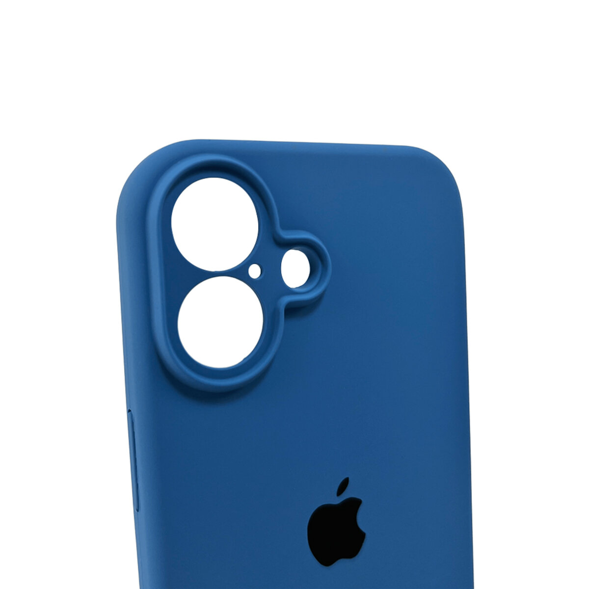 Чехол Silicone Full Case Camera Protect (AA) Apple iPhone 16 (Светло-голубой) на картинке №6