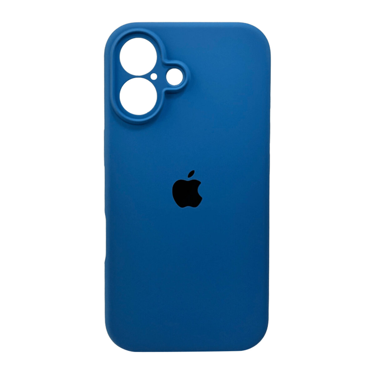 Чехол Silicone Full Case Camera Protect (AA) Apple iPhone 16 (Светло-голубой) на картинке №1