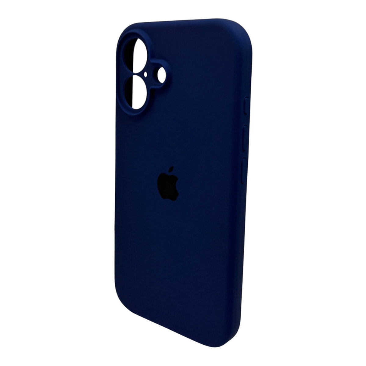 Чехол Silicone Full Case Camera Protect (AA) Apple iPhone 16 (Синий) на картинке №4