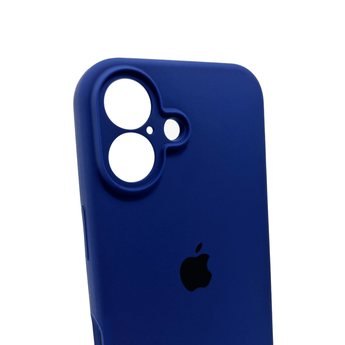 Чехол Silicone Full Case Camera Protect (AA) Apple iPhone 16 (Синий) на картинке №5