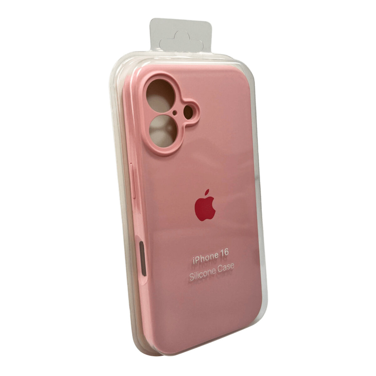 Чехол Silicone Full Case Camera Protect (AA) Apple iPhone 16 (Розовый) на картинке №2