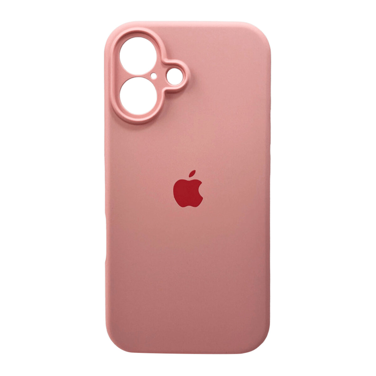 Чехол Silicone Full Case Camera Protect (AA) Apple iPhone 16 (Розовый) на картинке №1