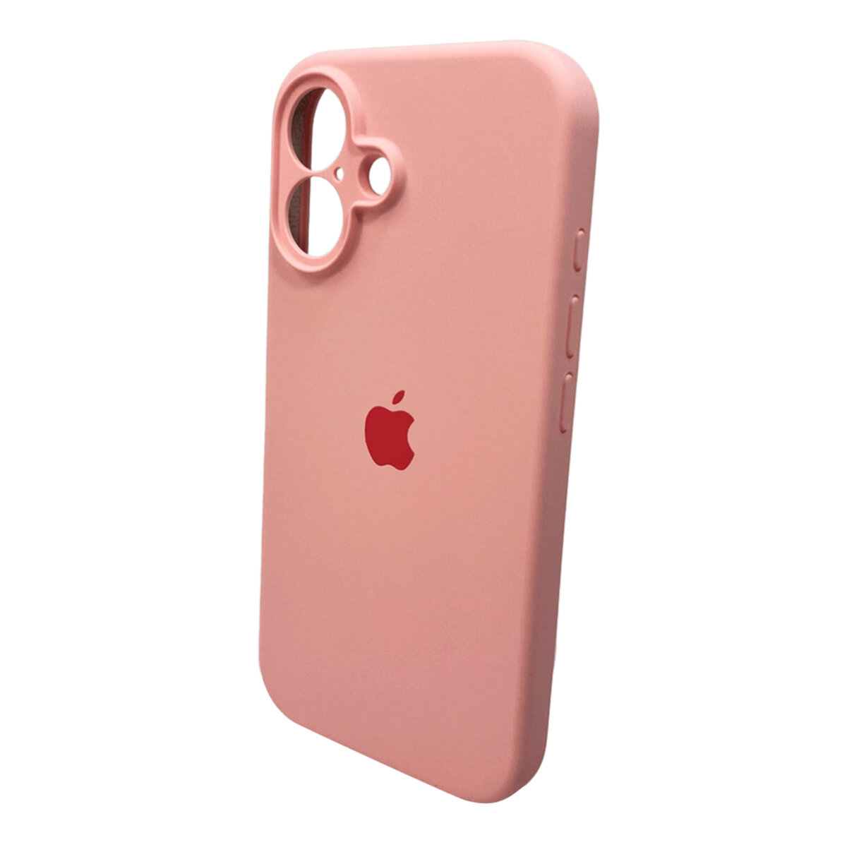 Чехол Silicone Full Case Camera Protect (AA) Apple iPhone 16 (Розовый) на картинке №5