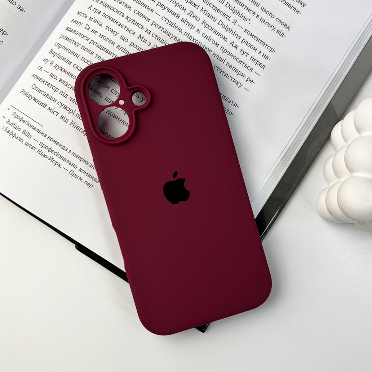 Чохол Silicone Full Case Camera Protect (AA) Apple iPhone 16 (Сливовий) на малюнкі №7