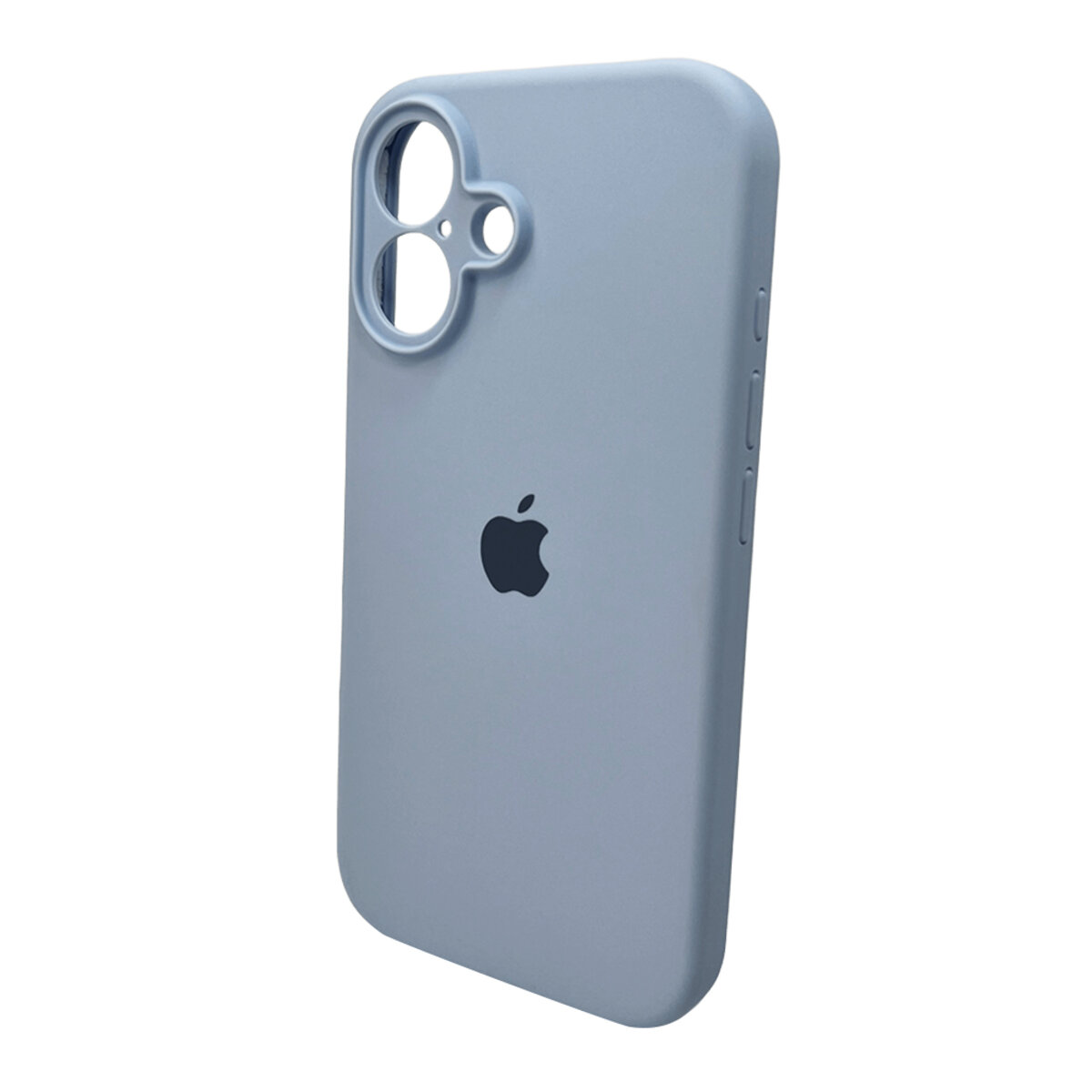 Чехол Silicone Full Case Camera Protect (AA) Apple iPhone 16 (Сиреневый) на картинке №5