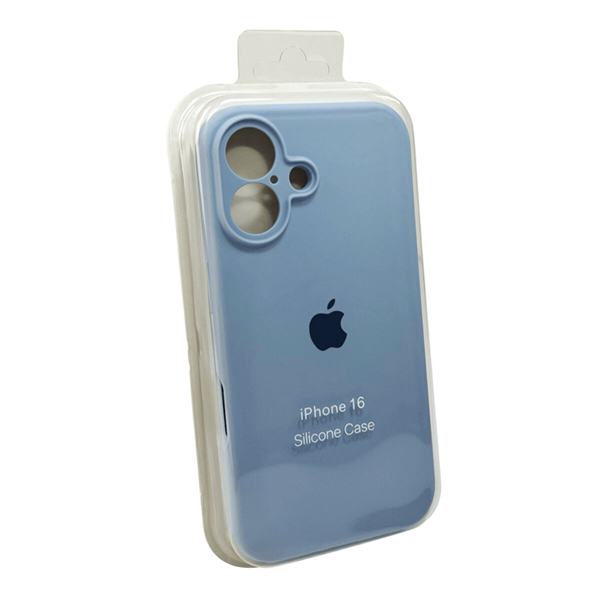 Чехол Silicone Full Case Camera Protect (AA) Apple iPhone 16 (Сиреневый) на картинке №2