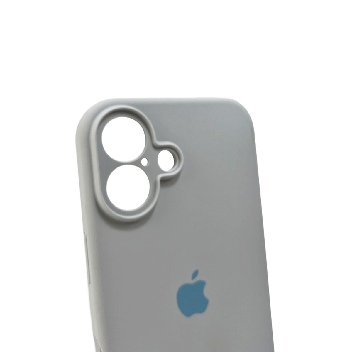 Чехол Silicone Full Case Camera Protect (AA) Apple iPhone 16 (Светло-голубой) на картинке №6