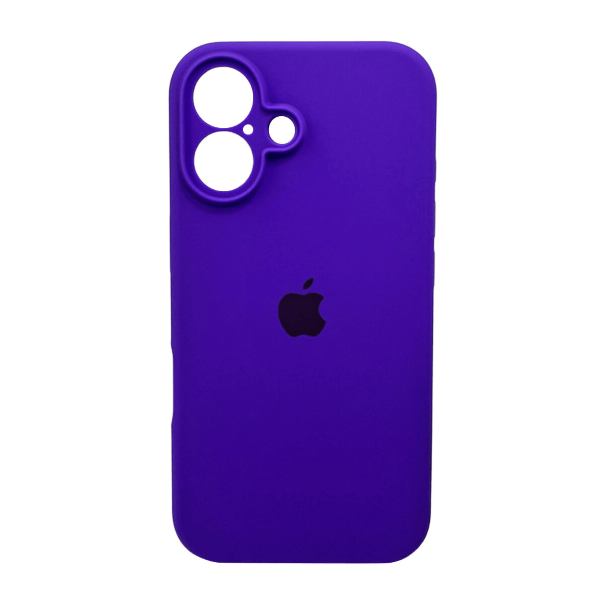Чехол Silicone Full Case Camera Protect (AA) Apple iPhone 16 (Фиолетовый) на картинке №1