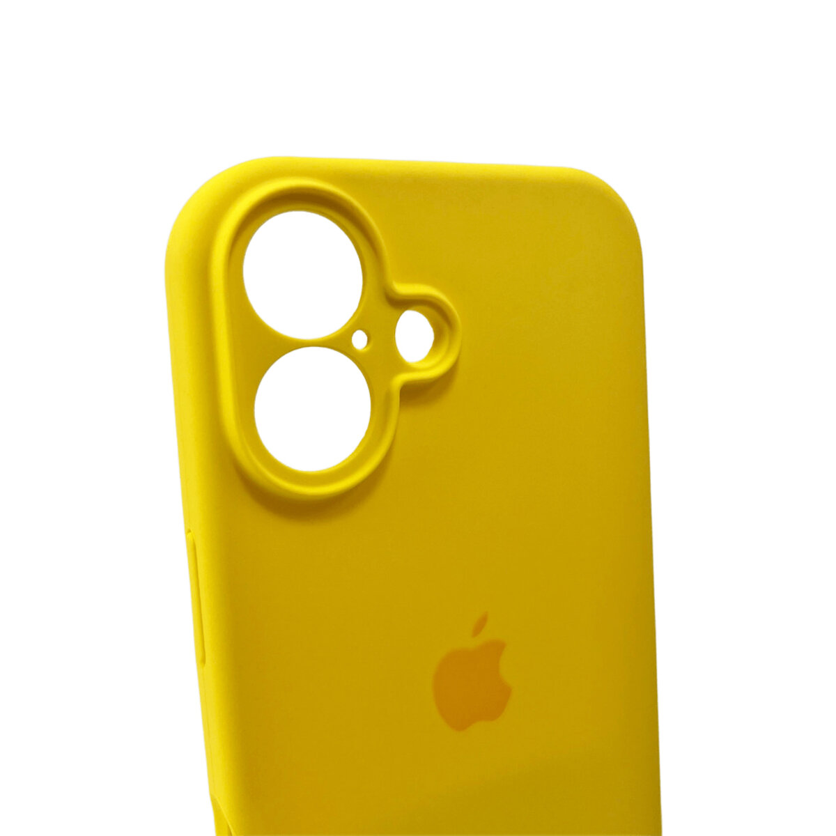 Чехол Silicone Full Case Camera Protect (AA) Apple iPhone 16 (Желтый) на картинке №6
