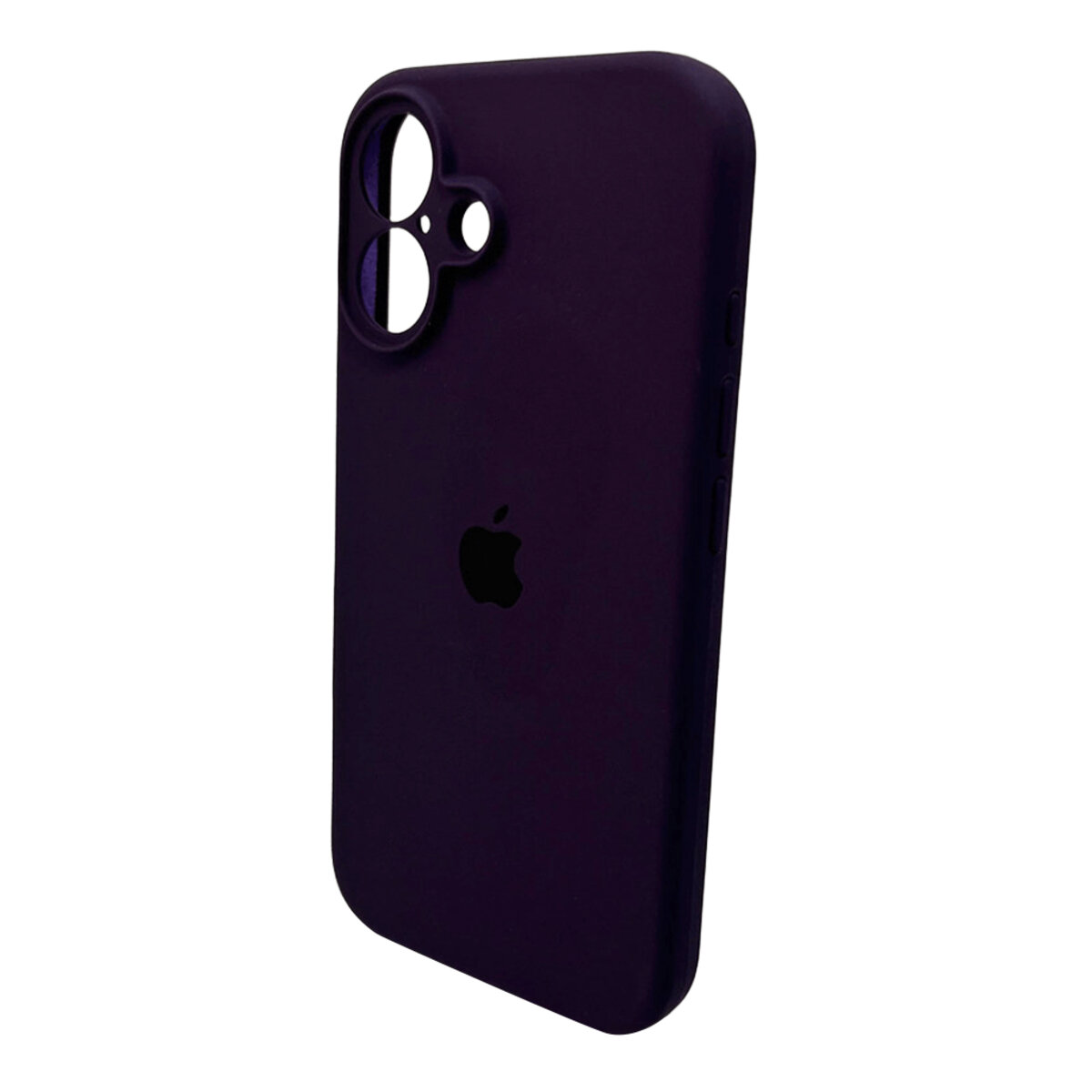 Чехол Silicone Full Case Camera Protect (AA) Apple iPhone 16 (Фиолетовый) на картинке №5