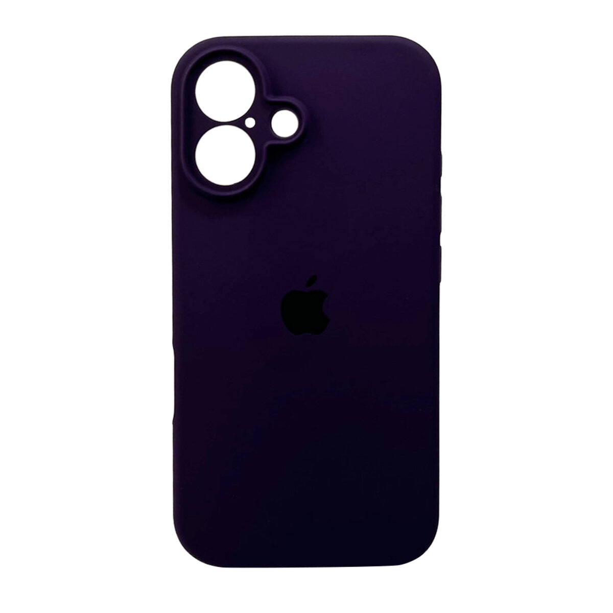 Чехол Silicone Full Case Camera Protect (AA) Apple iPhone 16 (Фиолетовый) на картинке №1