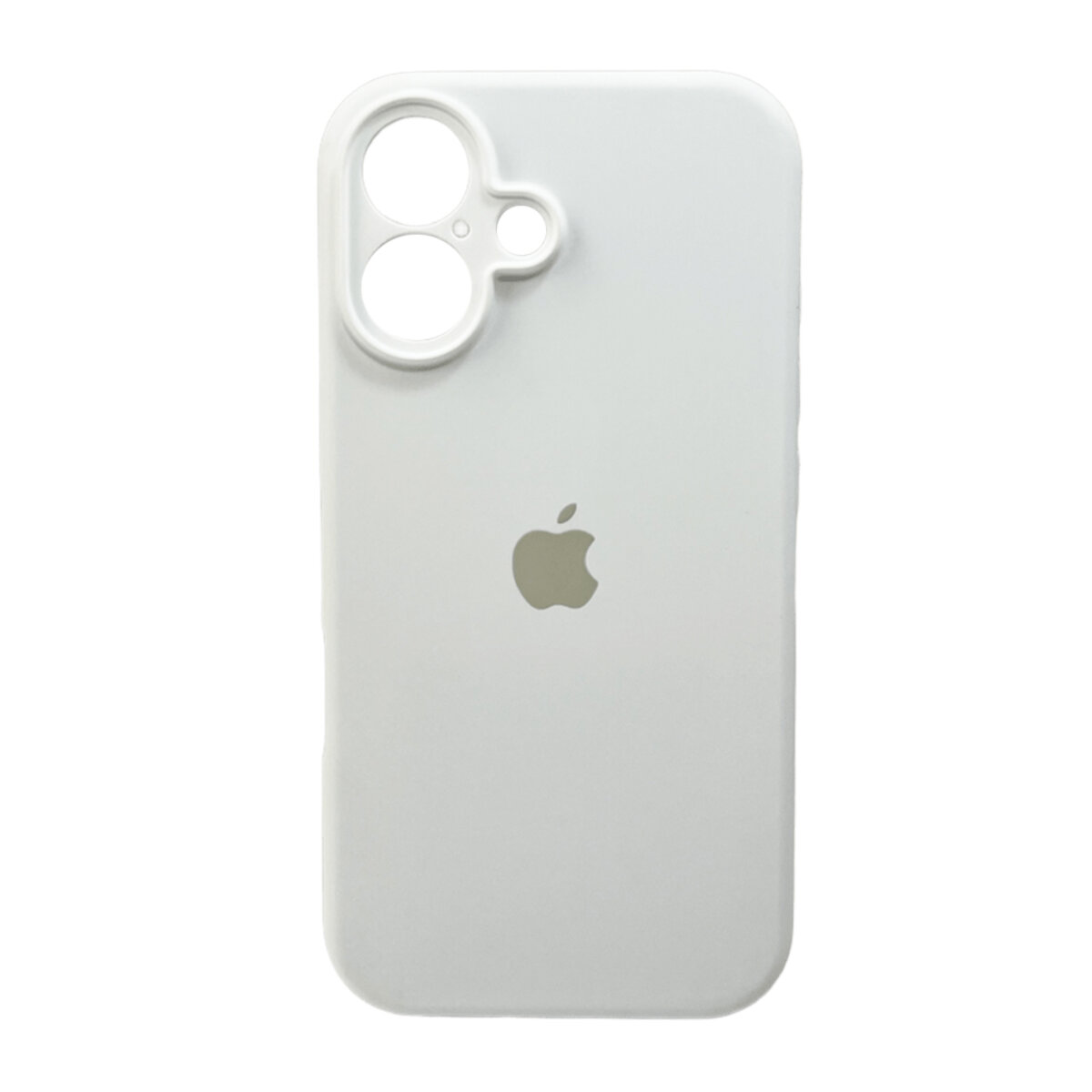 Чехол Silicone Full Case Camera Protect (AA) Apple iPhone 16 (Белый) на картинке №1
