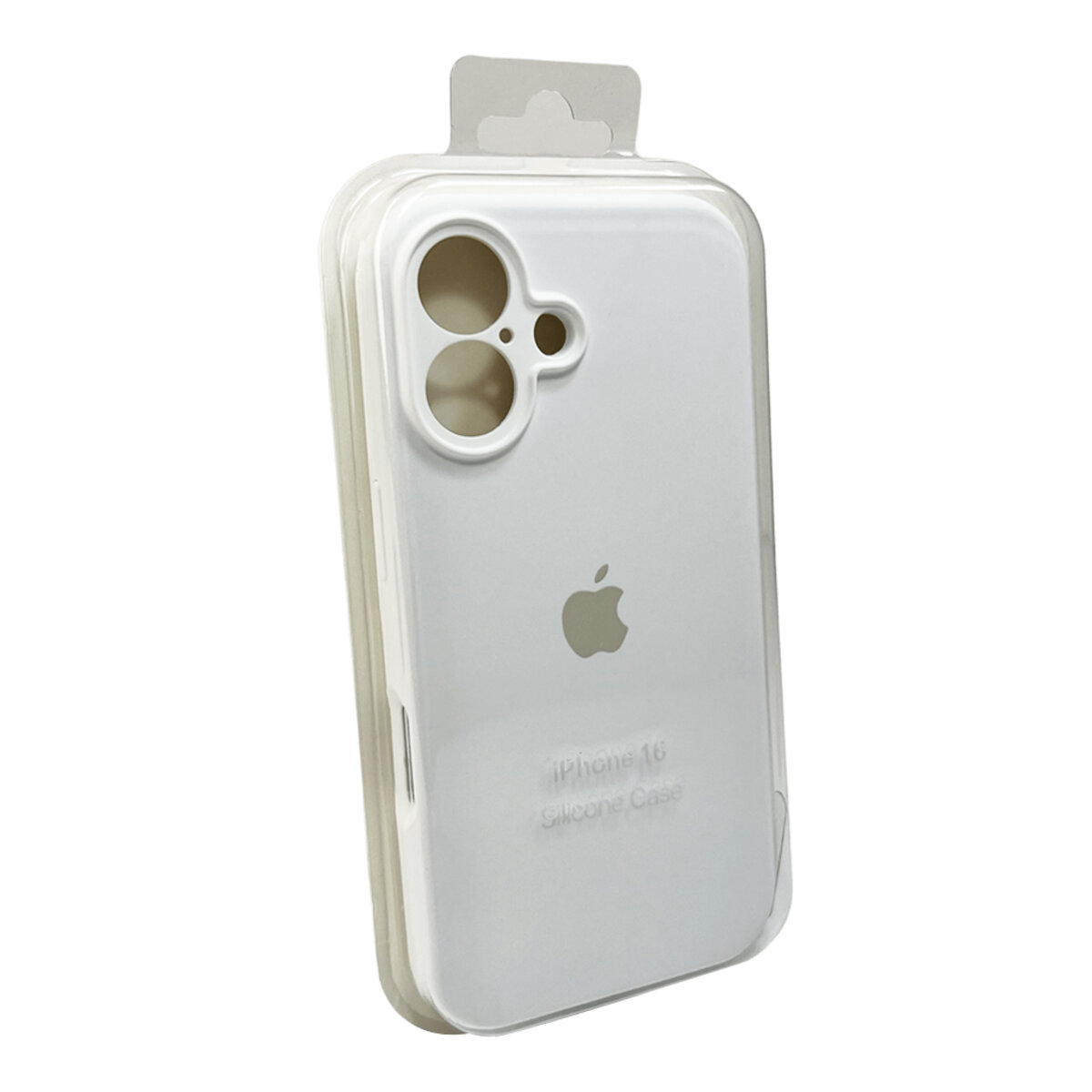 Чехол Silicone Full Case Camera Protect (AA) Apple iPhone 16 (Белый) на картинке №2
