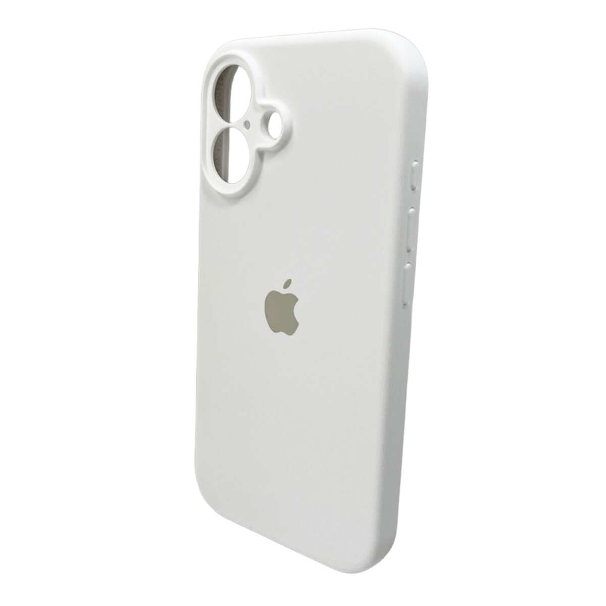 Чехол Silicone Full Case Camera Protect (AA) Apple iPhone 16 (Белый) на картинке №5