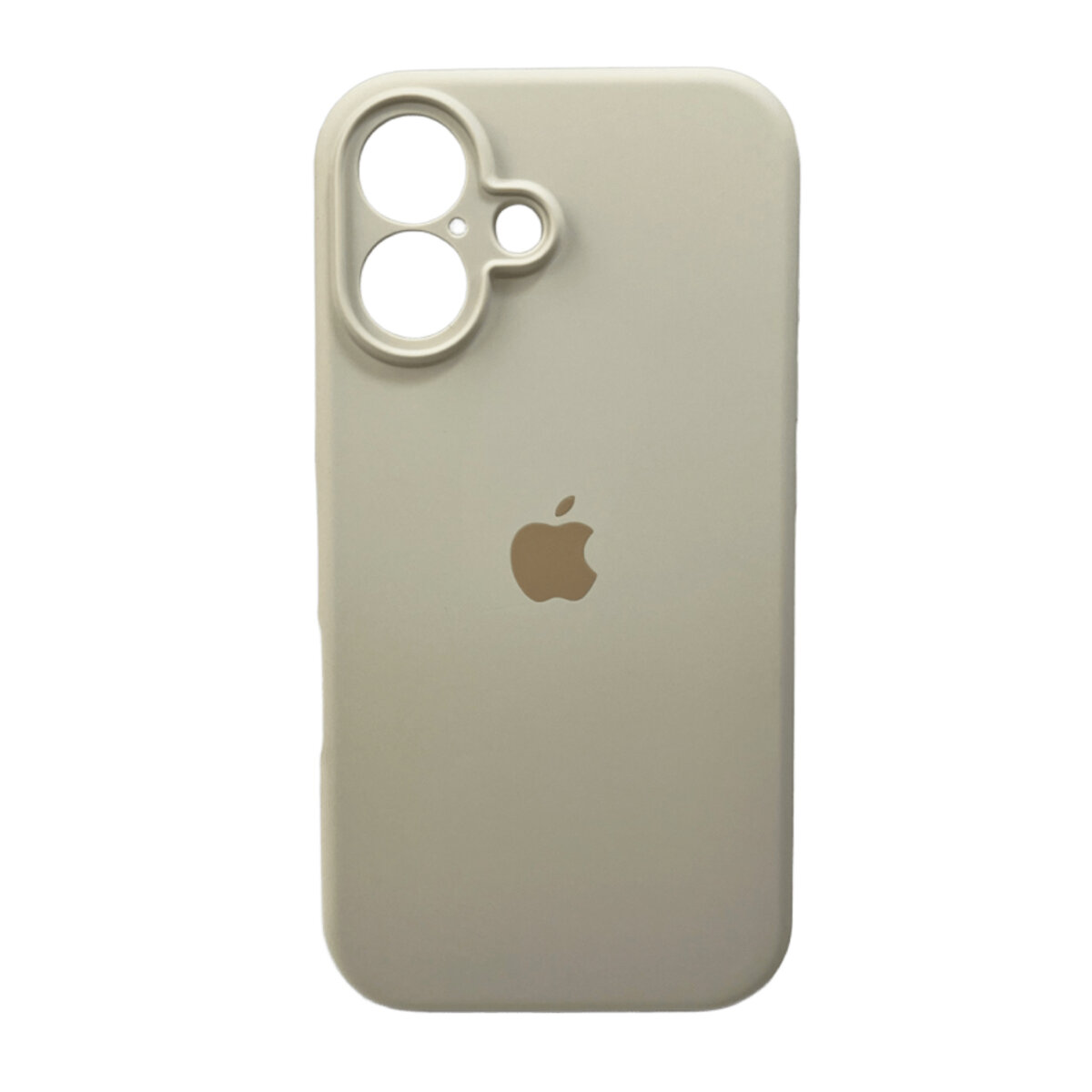 Чехол Silicone Full Case Camera Protect (AA) Apple iPhone 16 (Белый) на картинке №1