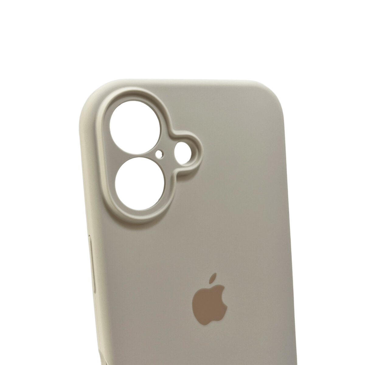 Чехол Silicone Full Case Camera Protect (AA) Apple iPhone 16 (Белый) на картинке №5