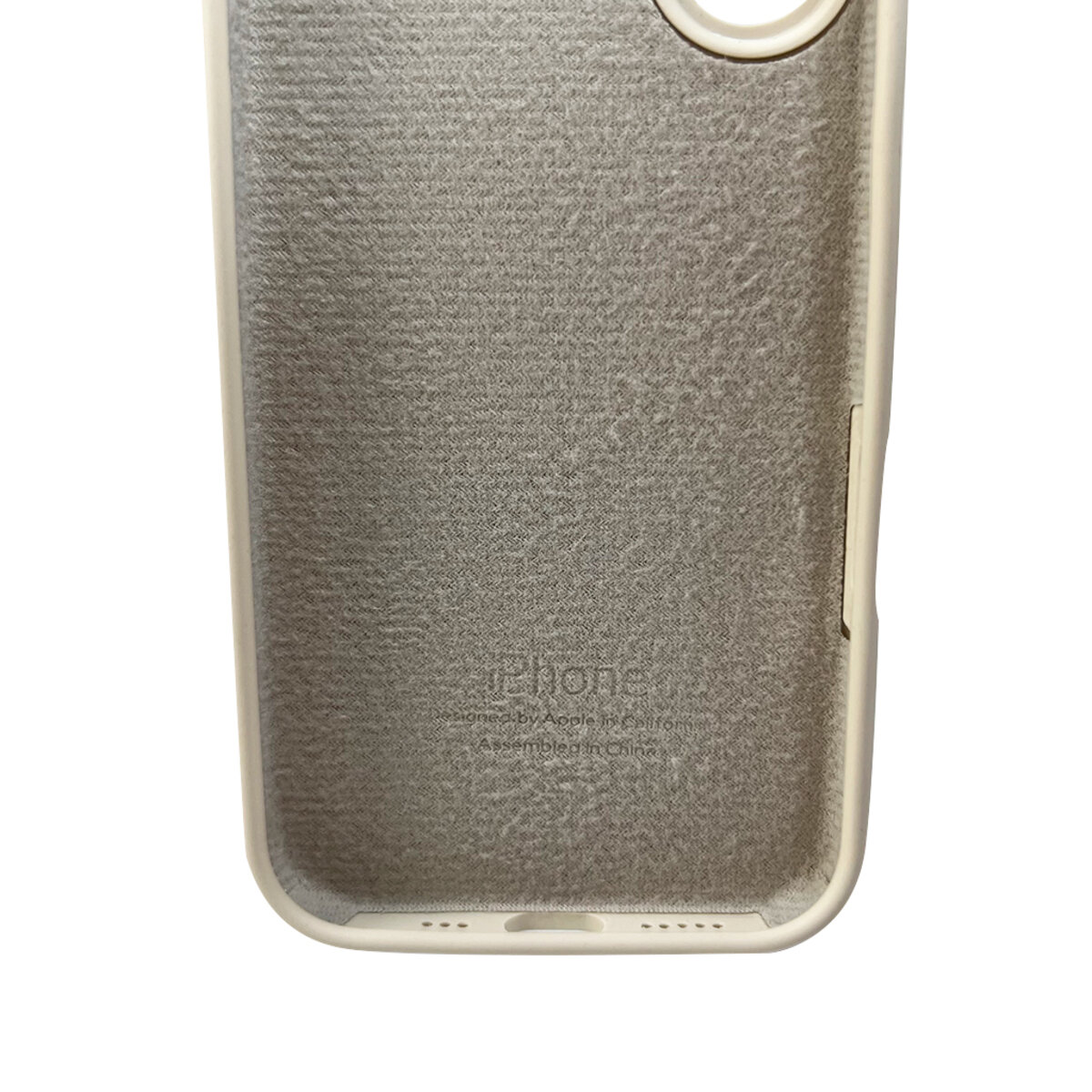 Чехол Silicone Full Case Camera Protect (AA) Apple iPhone 16 (Белый) на картинке №3