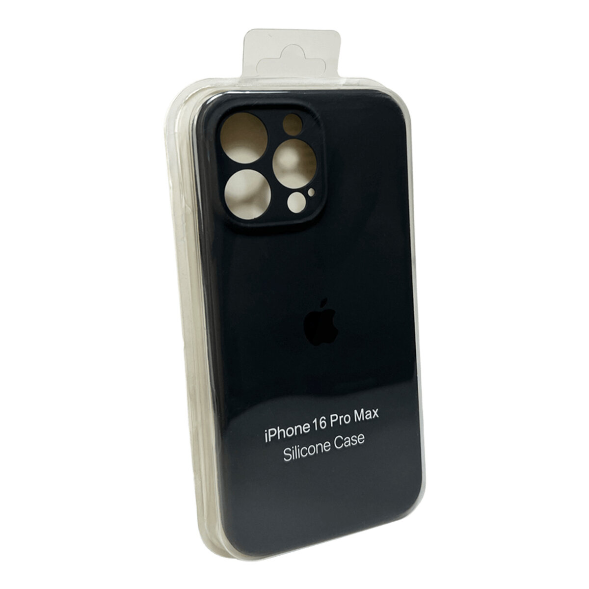 Чехол Silicone Full Case Camera Protect (AA) Apple iPhone 16 Pro (Темно-серый) на картинке №2