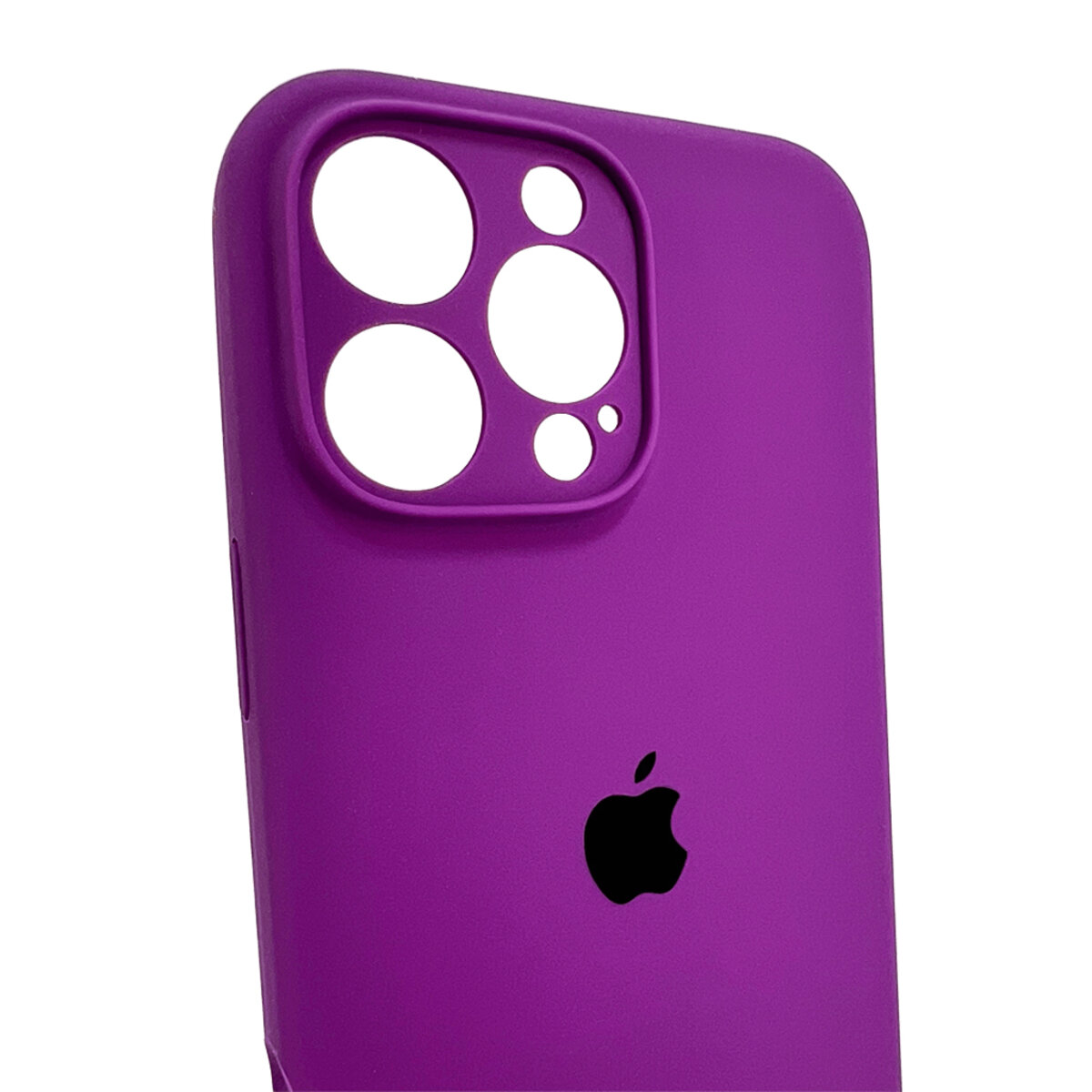 Чехол Silicone Full Case Camera Protect (AA) Apple iPhone 16 Pro (Фиолетовый) на картинке №6