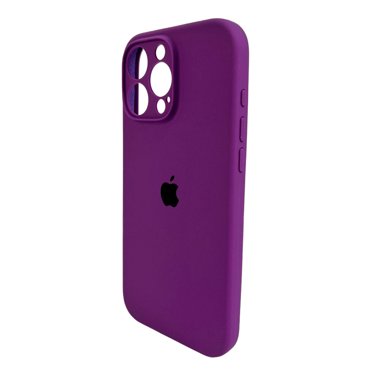 Чехол Silicone Full Case Camera Protect (AA) Apple iPhone 16 Pro (Фиолетовый) на картинке №5