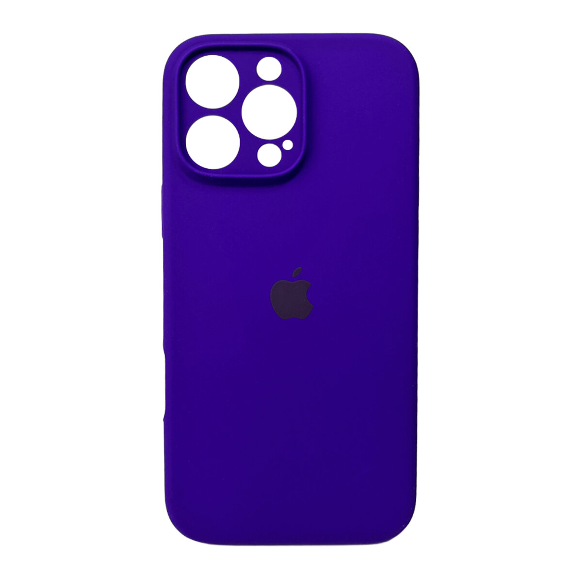 Чехол Silicone Full Case Camera Protect (AA) Apple iPhone 16 Pro (Фиолетовый) на картинке №1