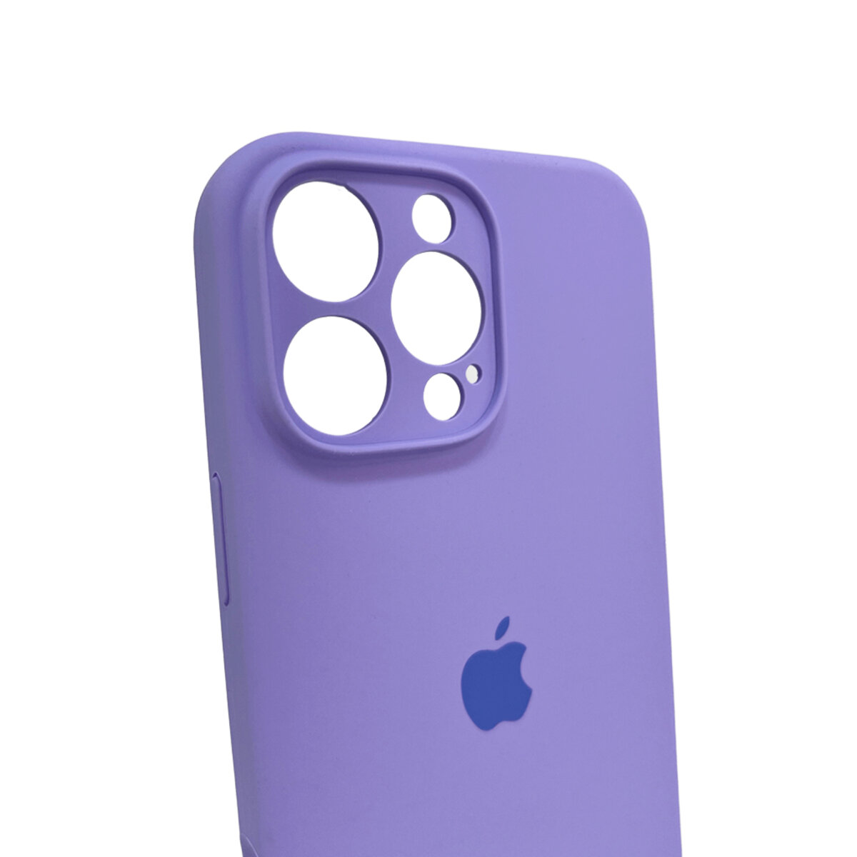 Чехол Silicone Full Case Camera Protect (AA) Apple iPhone 16 Pro (Сиреневый) на картинке №5