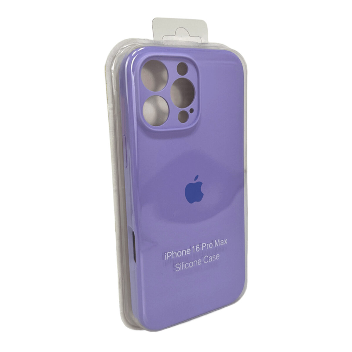 Чехол Silicone Full Case Camera Protect (AA) Apple iPhone 16 Pro (Сиреневый) на картинке №2