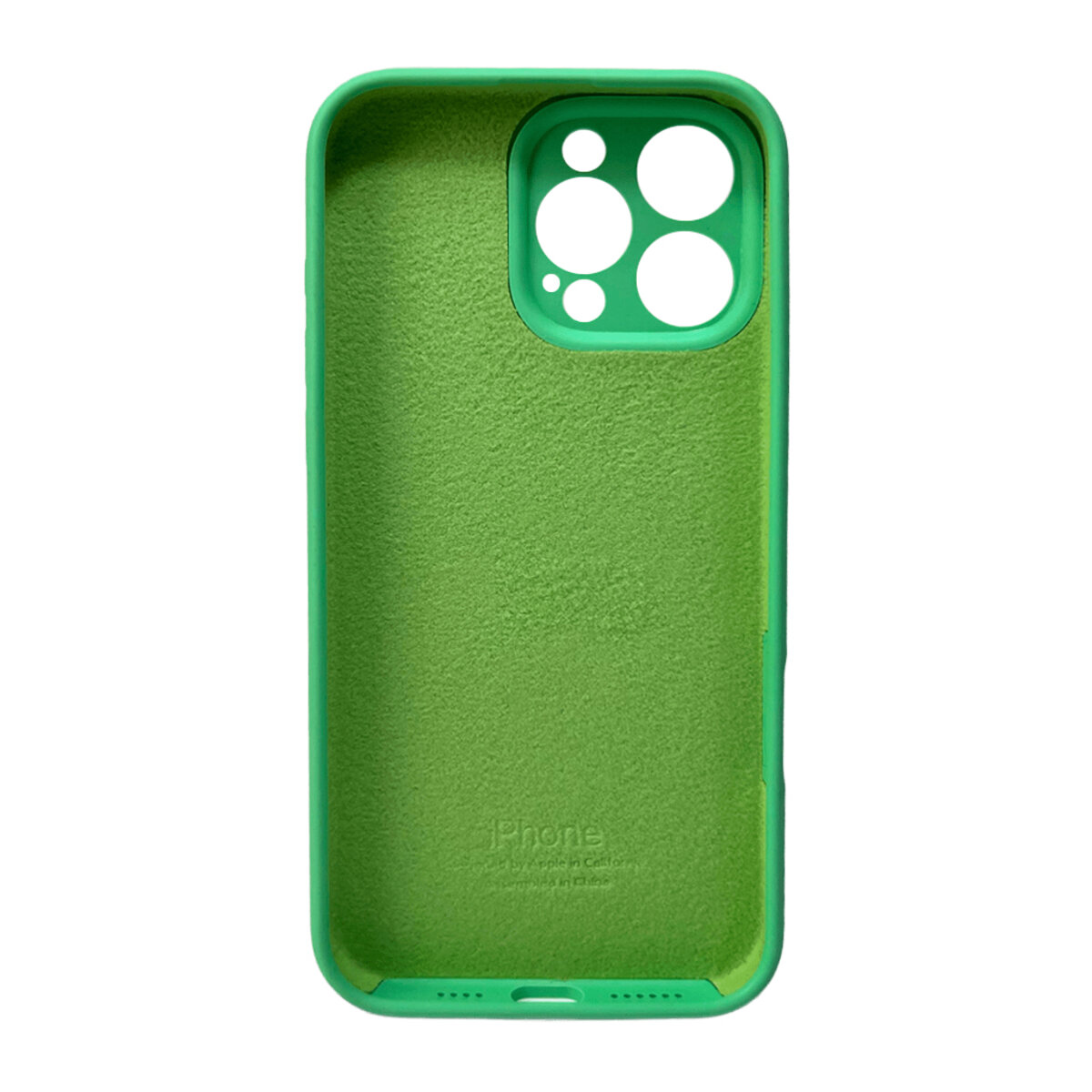 Чехол Silicone Full Case Camera Protect (AA) Apple iPhone 16 Pro (Зелёный) на картинке №3
