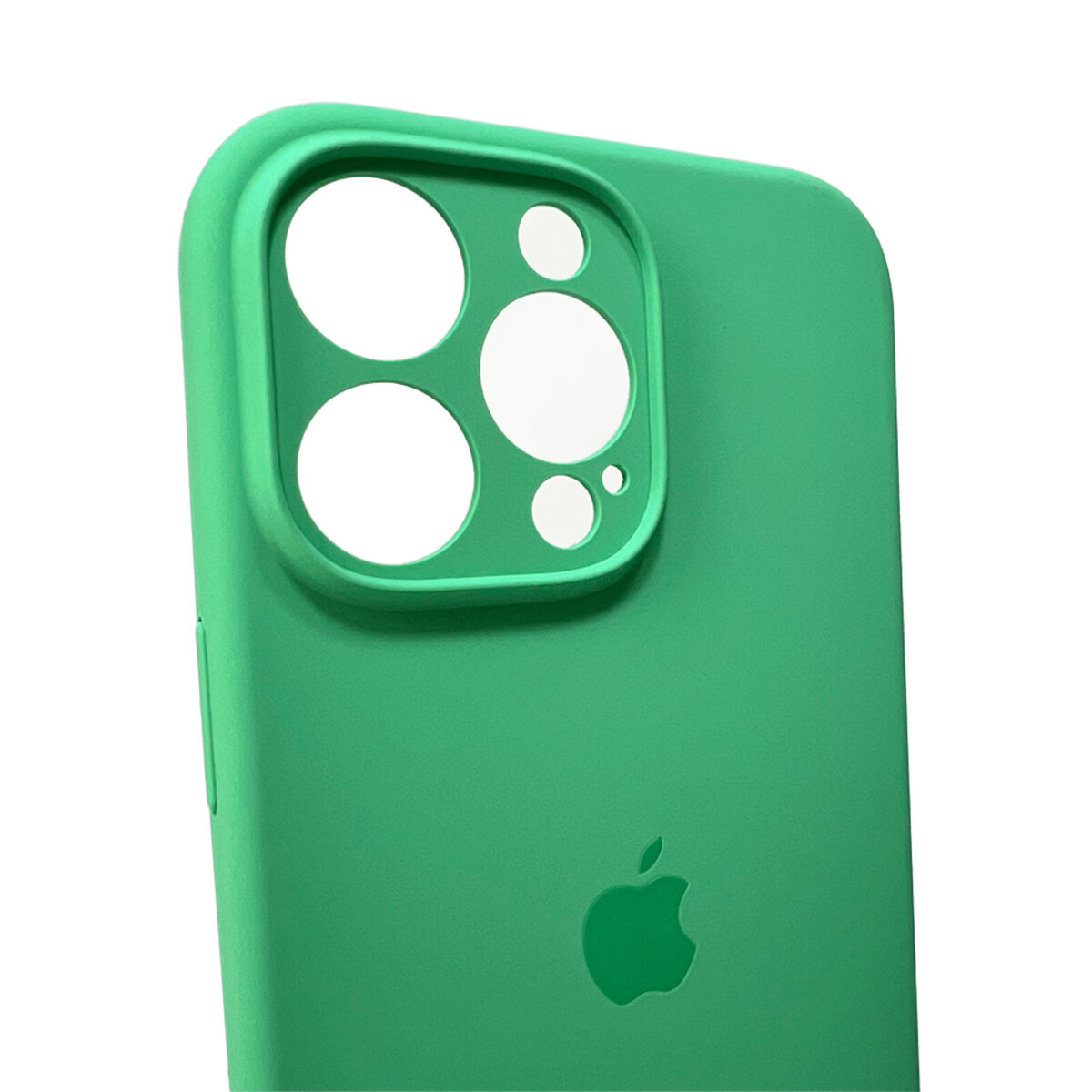 Чехол Silicone Full Case Camera Protect (AA) Apple iPhone 16 Pro (Зелёный) на картинке №5