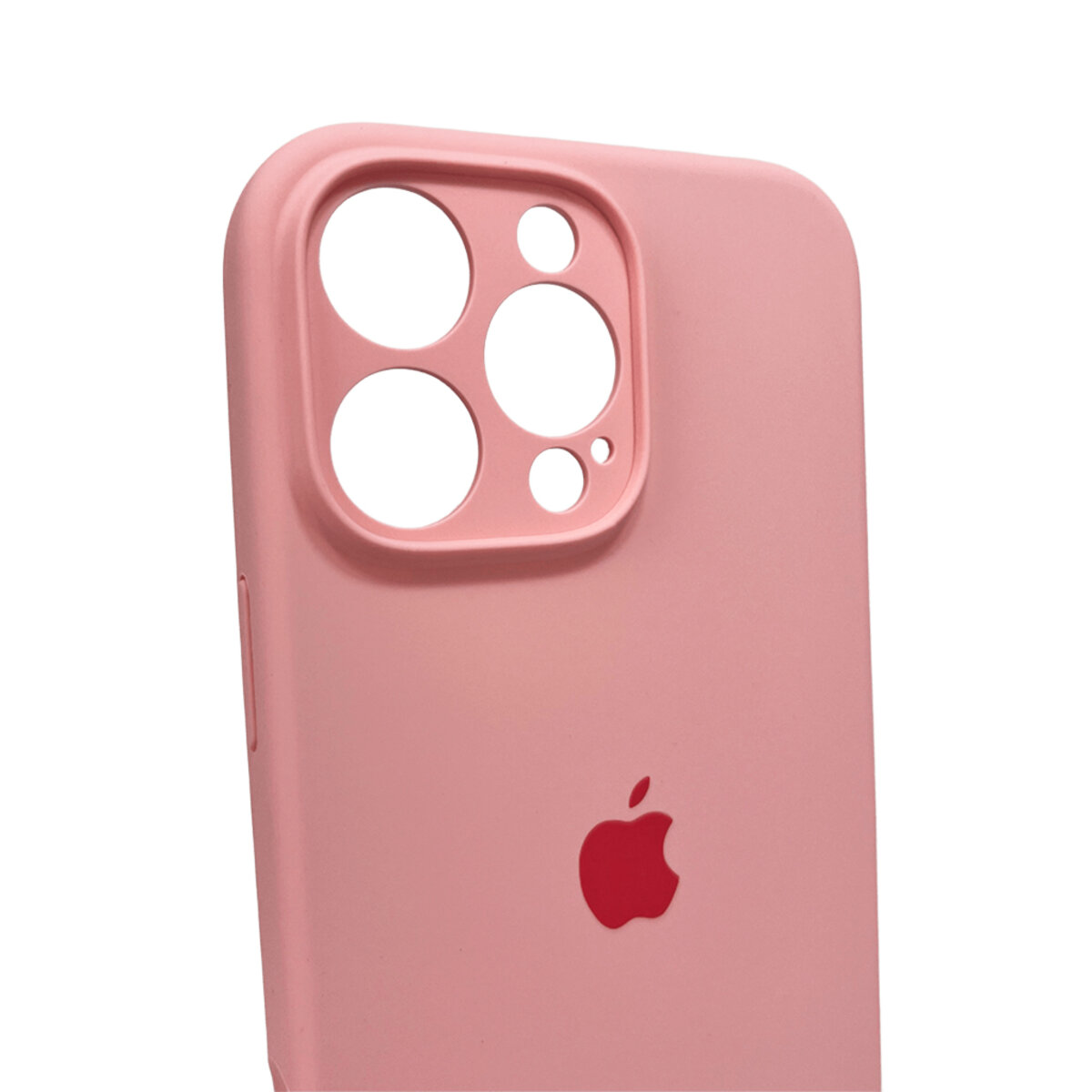 Чехол Silicone Full Case Camera Protect (AA) Apple iPhone 16 Pro (Розовый) на картинке №6