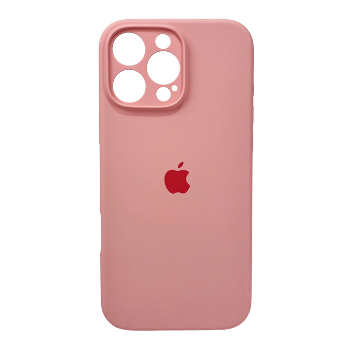 Чехол Silicone Full Case Camera Protect (AA) Apple iPhone 16 Pro (Розовый) на картинке №1
