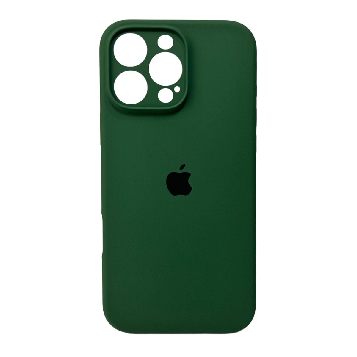 Чехол Silicone Full Case Camera Protect (AA) Apple iPhone 16 Pro (Зелёный) на картинке №1