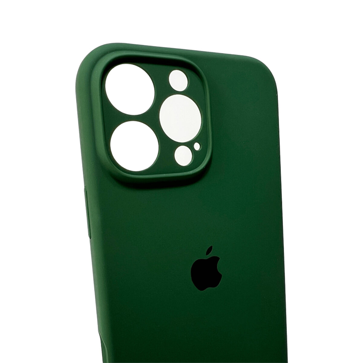 Чехол Silicone Full Case Camera Protect (AA) Apple iPhone 16 Pro (Зелёный) на картинке №6