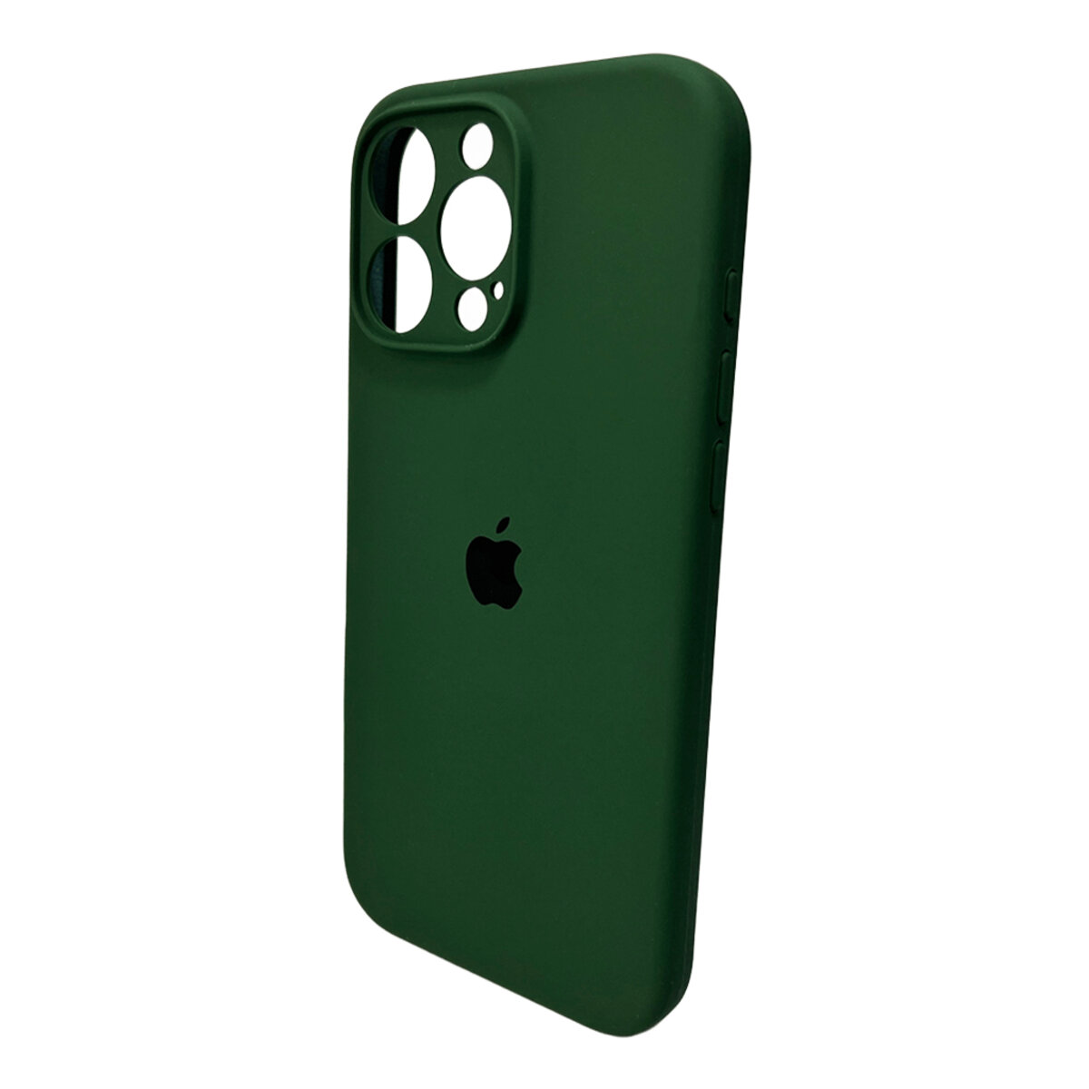 Чехол Silicone Full Case Camera Protect (AA) Apple iPhone 16 Pro (Зелёный) на картинке №5