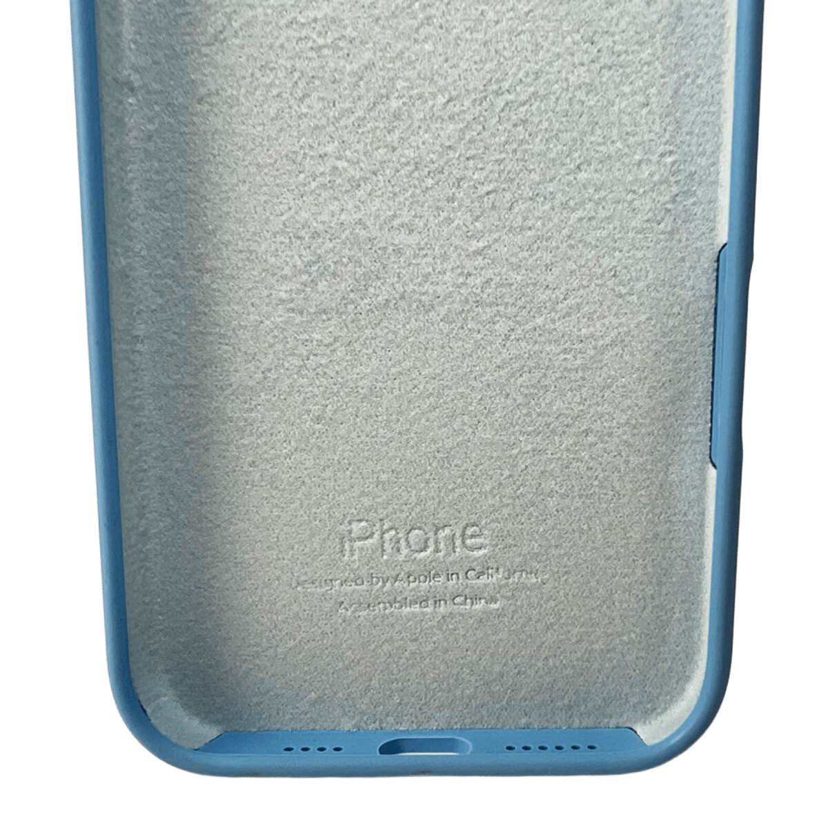 Чехол Silicone Full Case Camera Protect (AA) Apple iPhone 16 Pro (Голубой) на картинке №4