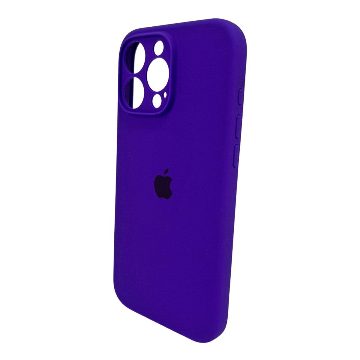 Чехол Silicone Full Case Camera Protect (AA) Apple iPhone 16 Pro (Фиолетовый) на картинке №5