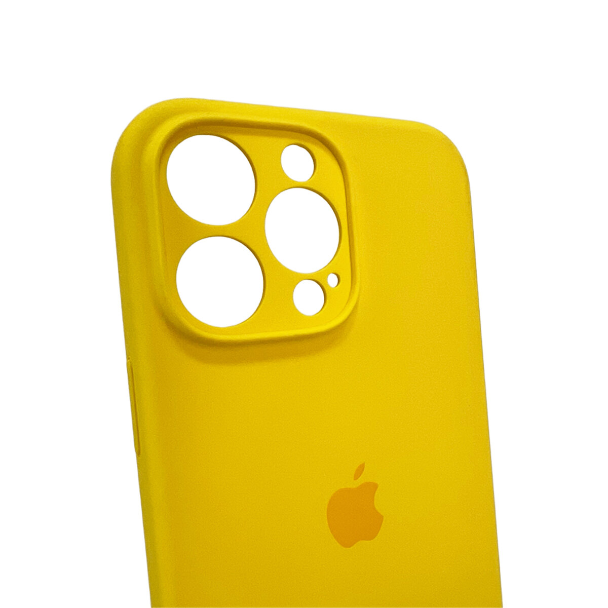 Чехол Silicone Full Case Camera Protect (AA) Apple iPhone 16 Pro (Желтый) на картинке №6