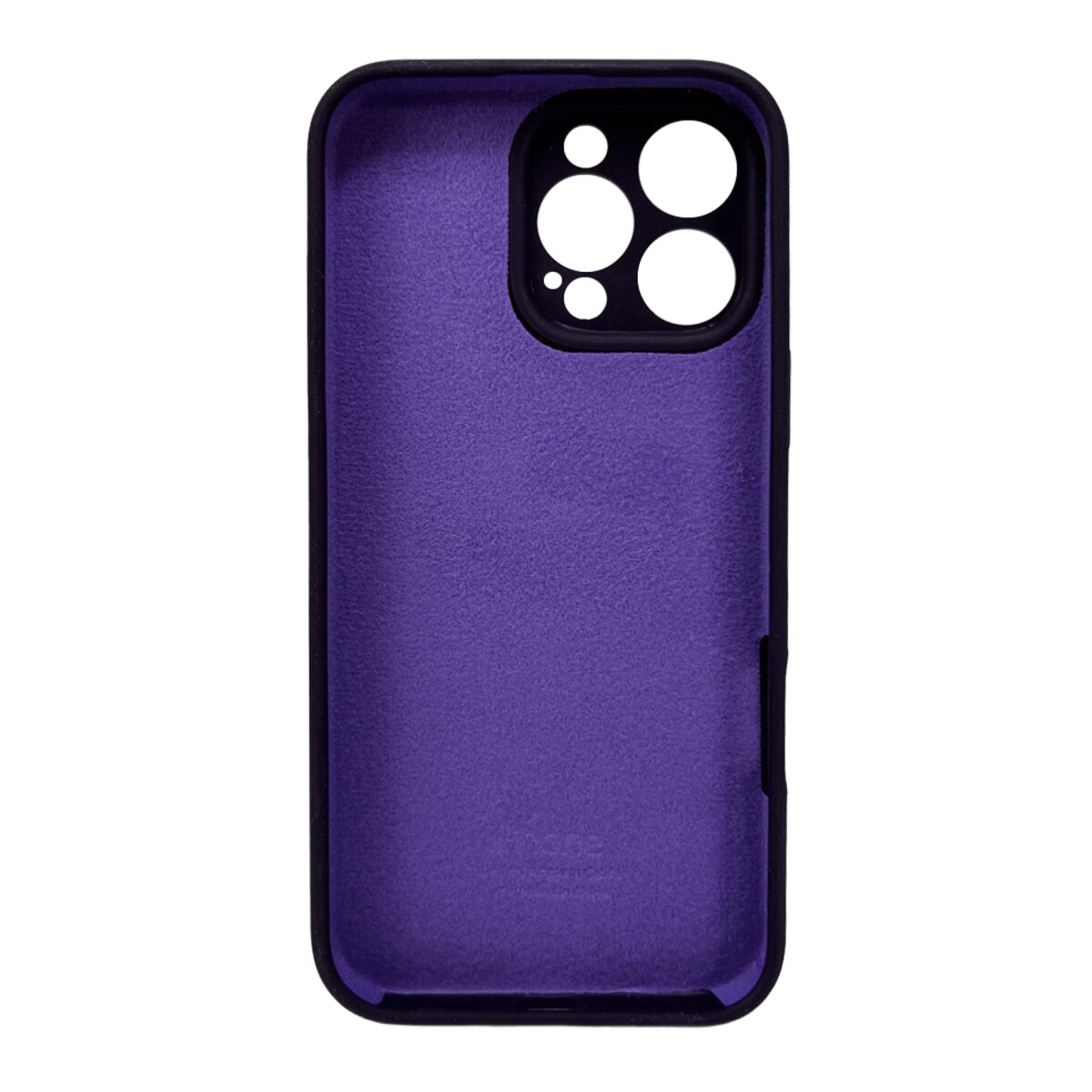 Чехол Silicone Full Case Camera Protect (AA) Apple iPhone 16 Pro (Фиолетовый) на картинке №2