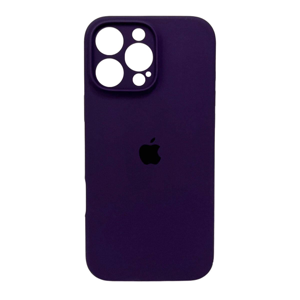 Чехол Silicone Full Case Camera Protect (AA) Apple iPhone 16 Pro (Фиолетовый) на картинке №1