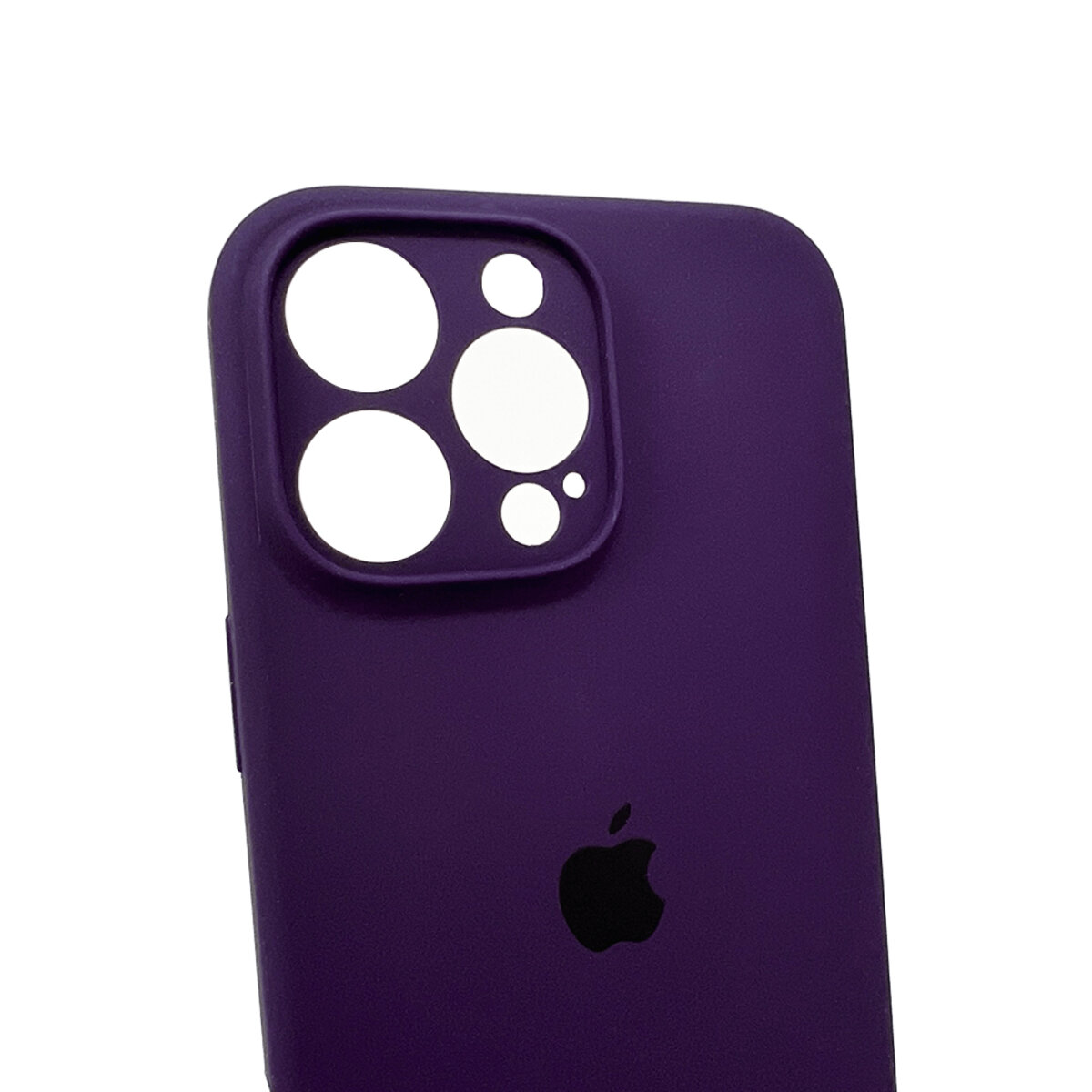 Чехол Silicone Full Case Camera Protect (AA) Apple iPhone 16 Pro (Фиолетовый) на картинке №5