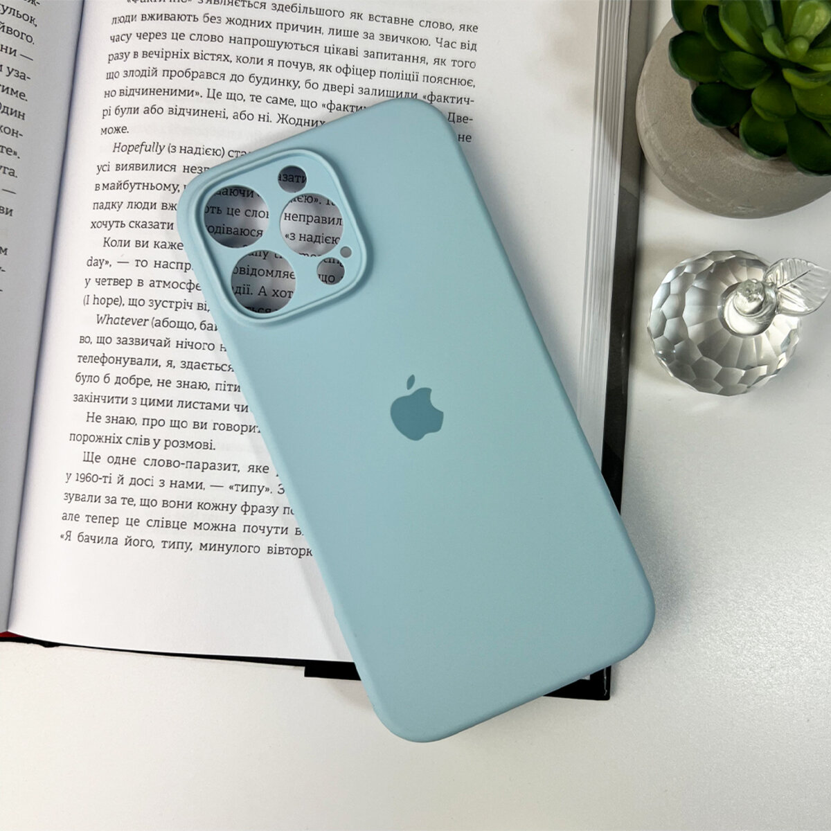 Чохол Silicone Full Case Camera Protect (AA) Apple iPhone 16 Pro Max (Світло-блакитний) Фотографія №7 Чохол Silicone Full Case Camera Protect (AA) Apple iPhone 16 Pro Max (Світло-блакитний) на малюнкі №7