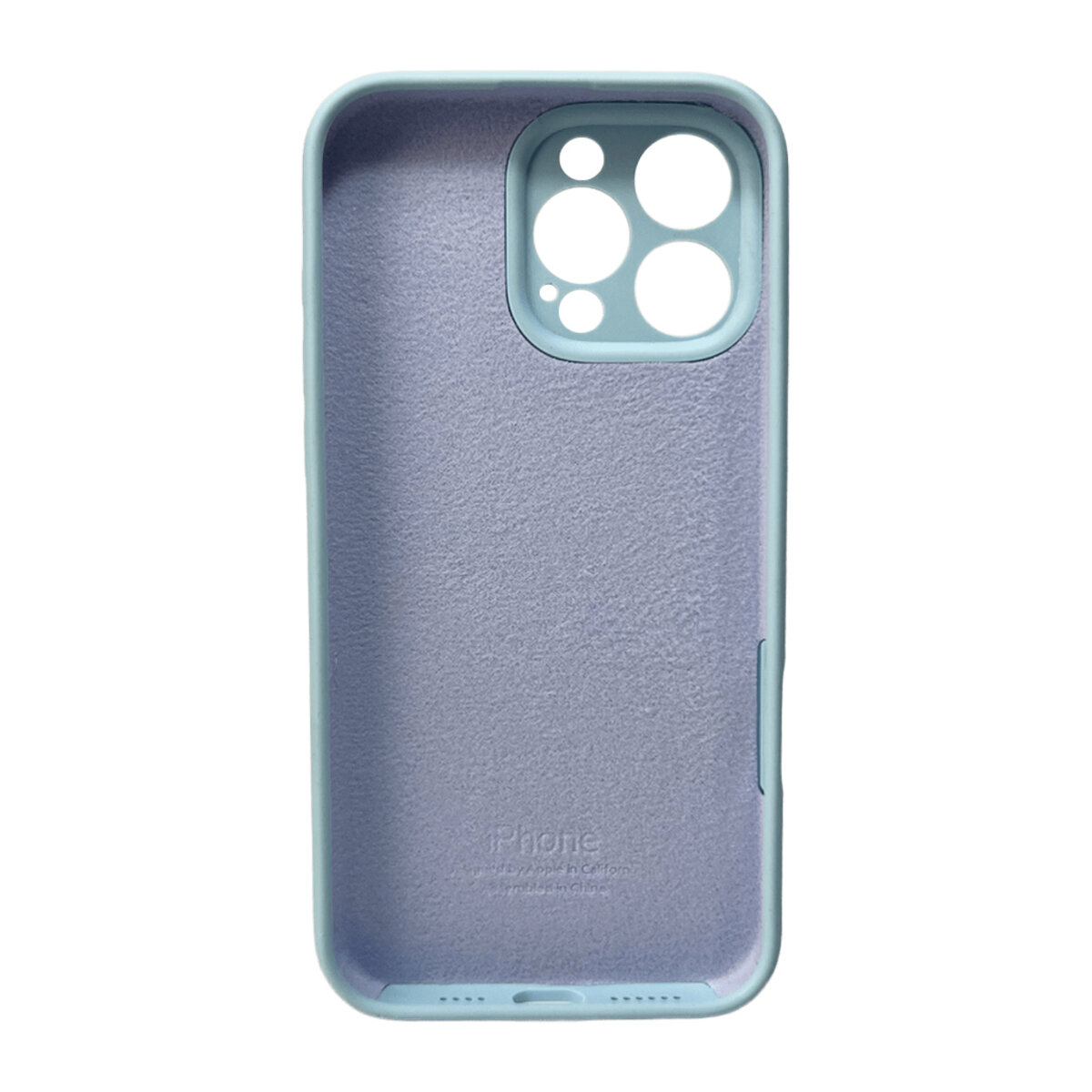 Чохол Silicone Full Case Camera Protect (AA) Apple iPhone 16 Pro Max (Світло-блакитний) Фотографія №3 Чохол Silicone Full Case Camera Protect (AA) Apple iPhone 16 Pro Max (Світло-блакитний) на малюнкі №3