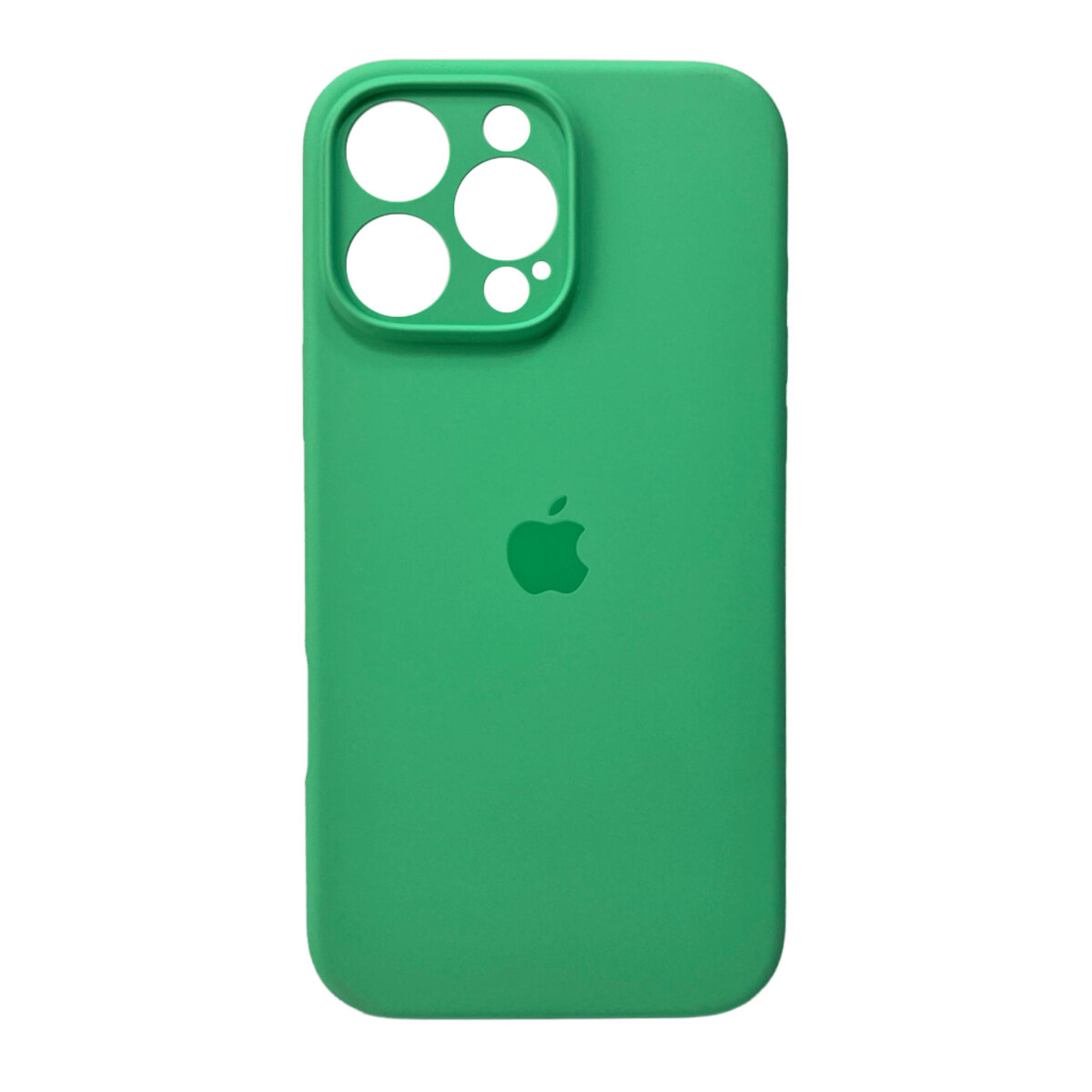 Чехол Silicone Full Case Camera Protect (AA) Apple iPhone 16 Pro Max (Зелёный) на картинке №1