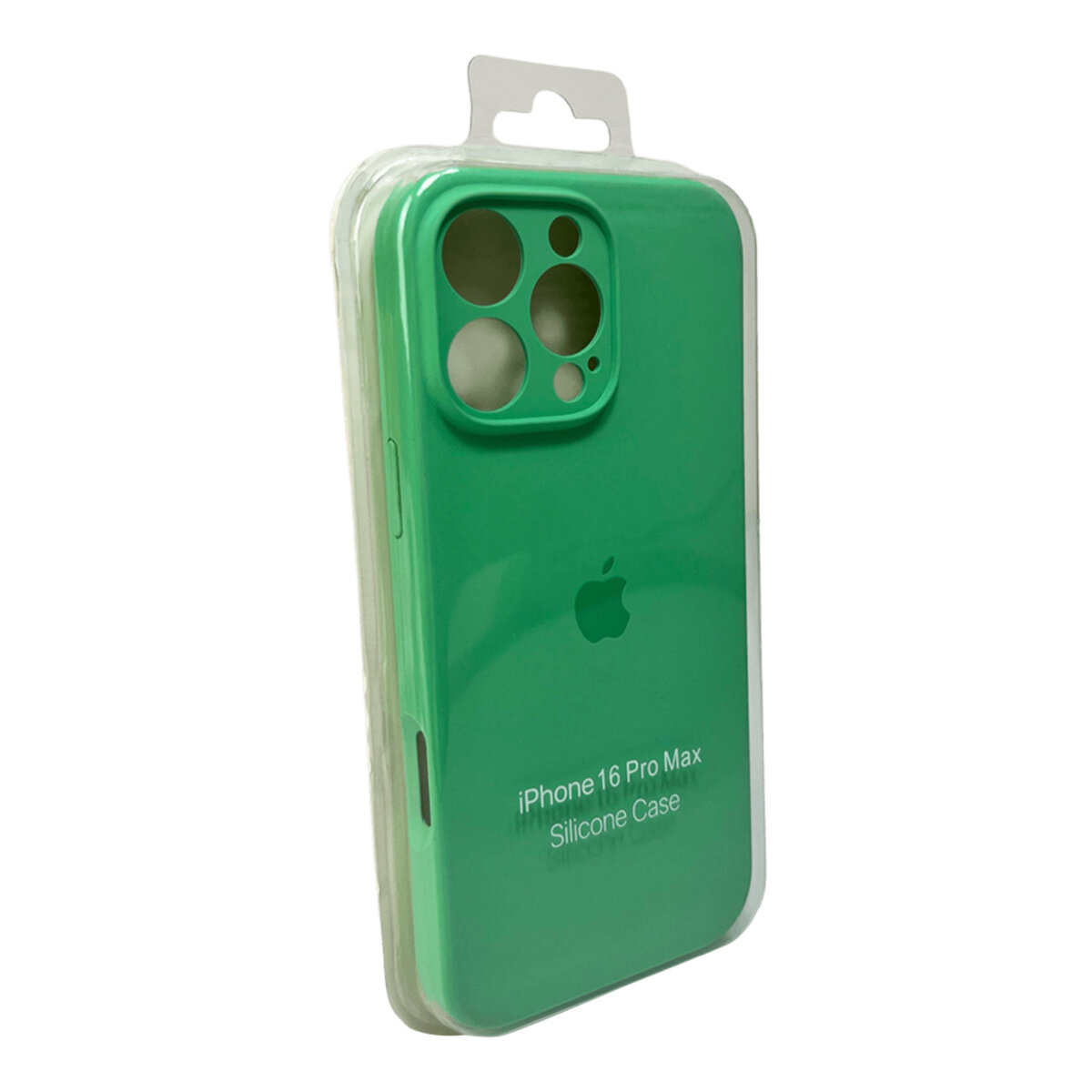 Чехол Silicone Full Case Camera Protect (AA) Apple iPhone 16 Pro Max (Зелёный) на картинке №2