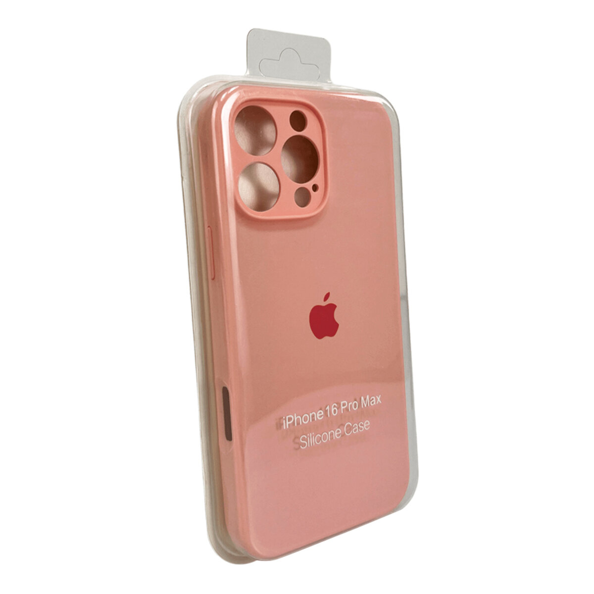Чохол Silicone Full Case Camera Protect (AA) Apple iPhone 16 Pro Max (Грейпфрутовий) на малюнкі №2