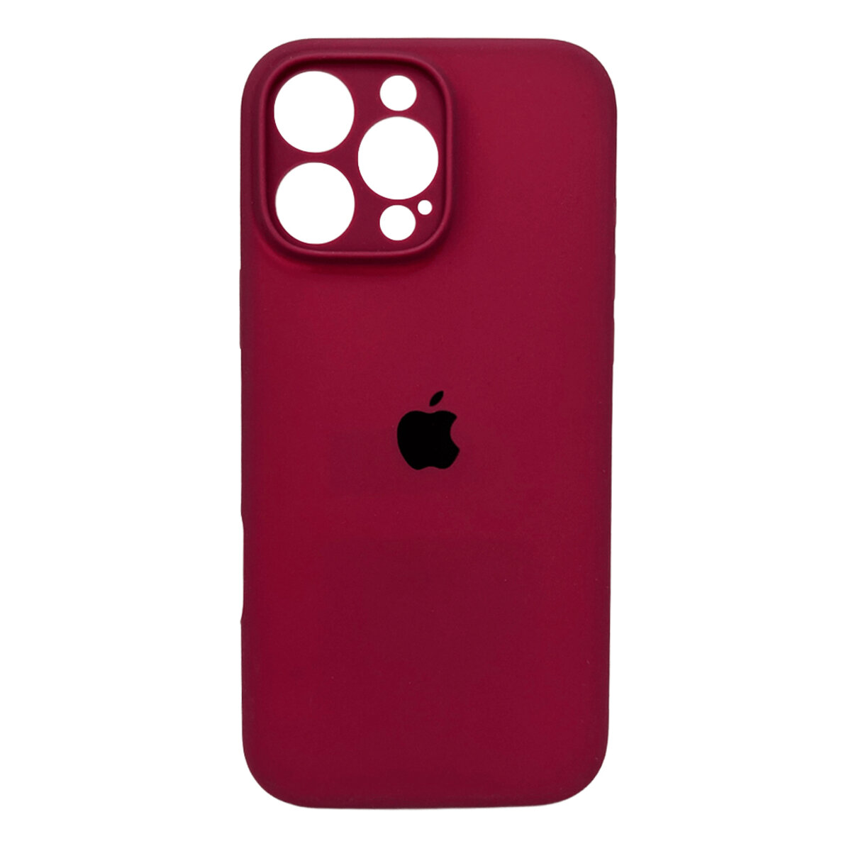 Чохол Silicone Full Case Camera Protect (AA) Apple iPhone 16 Pro Max (Бордовий) Фотографія №1 Чохол Silicone Full Case Camera Protect (AA) Apple iPhone 16 Pro Max (Бордовий) на малюнкі №1