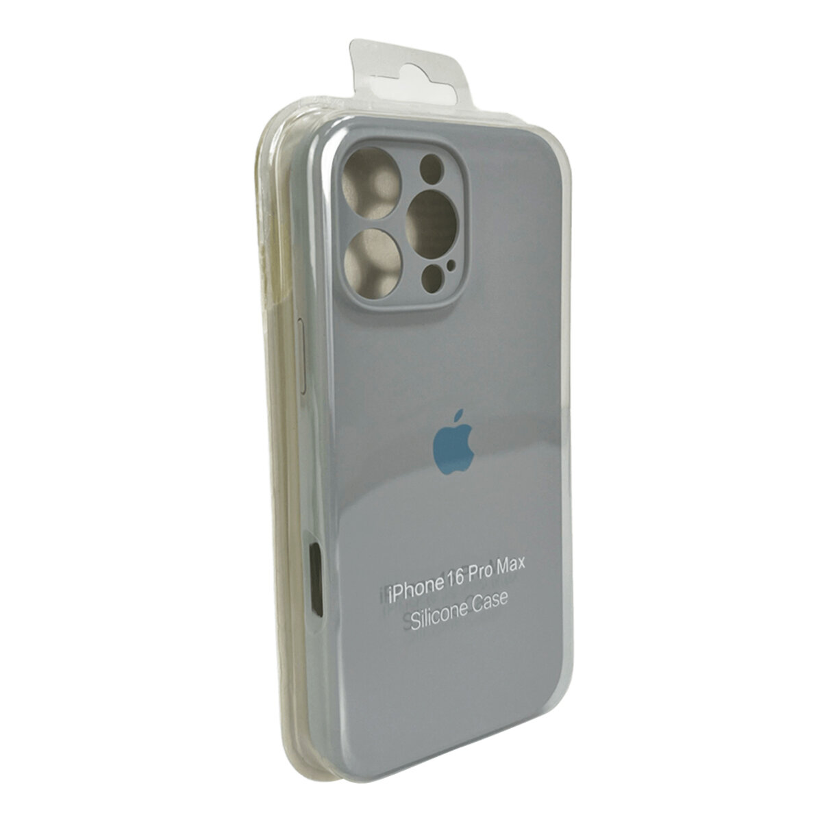 Чохол Silicone Full Case Camera Protect (AA) Apple iPhone 16 Pro Max (Світло-блакитний) на малюнкі №2