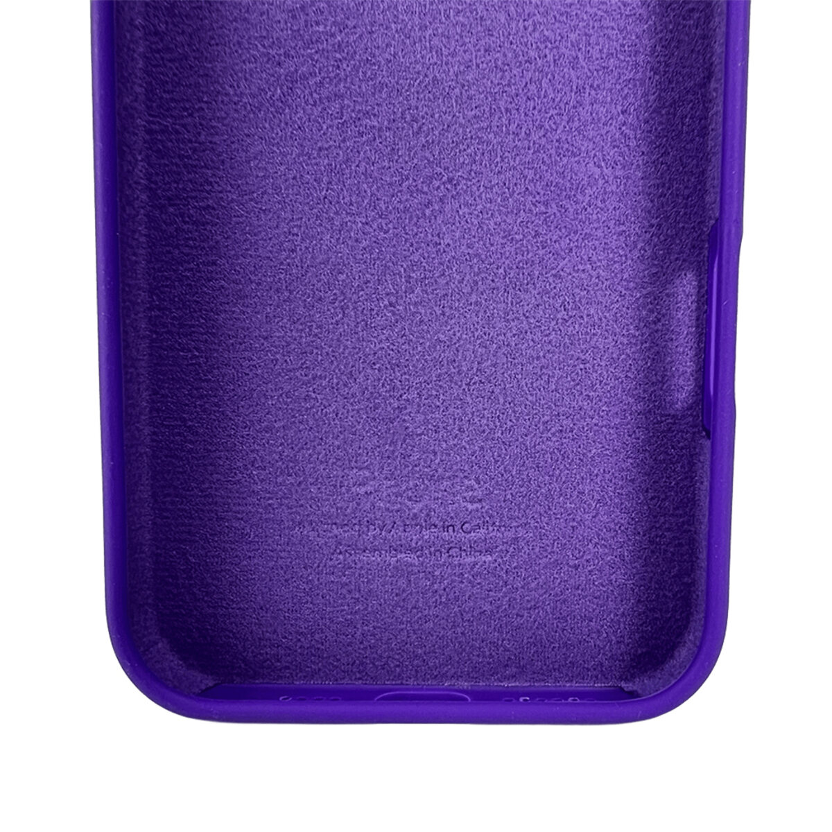 Чехол Silicone Full Case Camera Protect (AA) Apple iPhone 16 Pro Max (Фиолетовый) на картинке №4