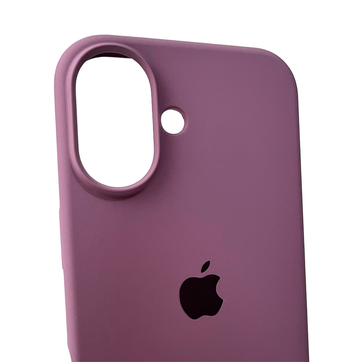 Чехол Silicone Full Case AA Open Camera Apple iPhone 16 | Микрофибра (Фиолетовый) на картинке №4